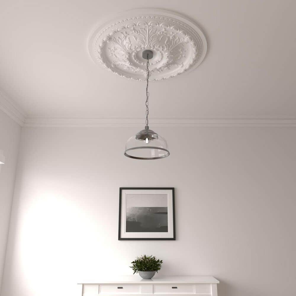 Oslo Primed Urethane 38" Ceiling Medallion