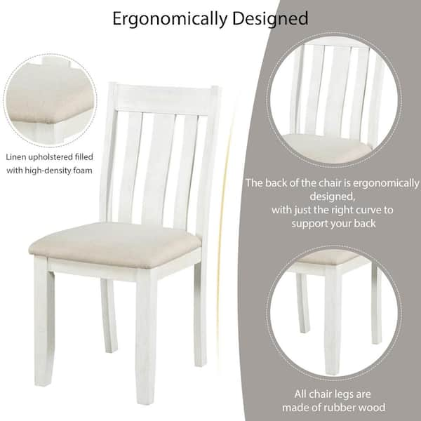 White vintage online chair