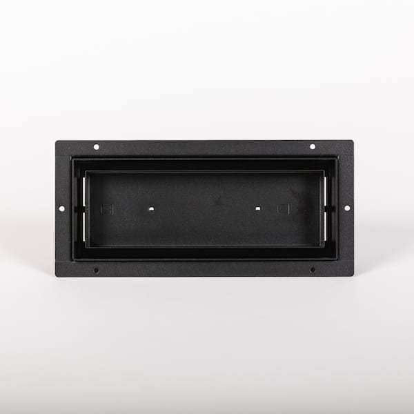 Flush Floor Vent [Luxe] 2 x 12 - Black