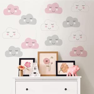 Pink Head in The Clouds Wall Decal