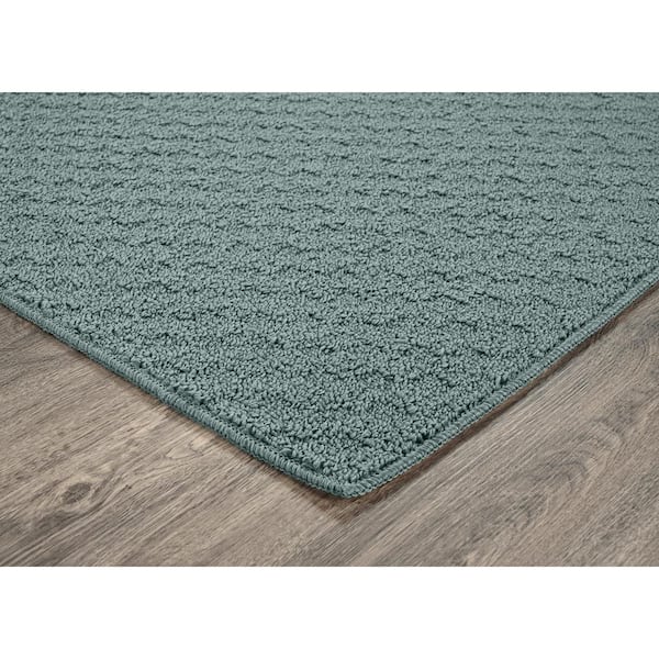 Town Square Sea Foam 5 ft. x 8 ft. Geometric Area Rug