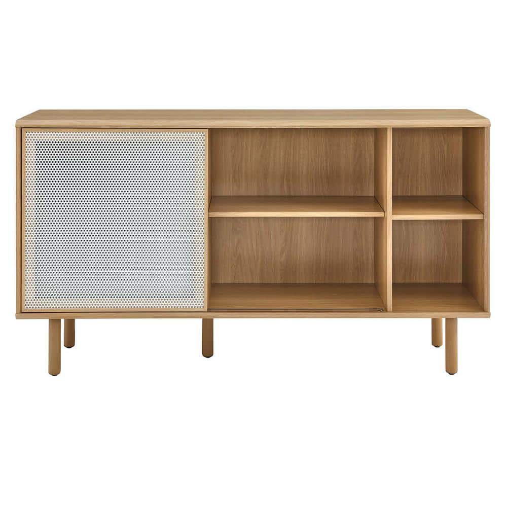 Kurtis Oak 59" Sideboard with Metal Mesh Doors