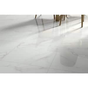 Contessa Dama 23.43 in. x 23.43 in. Polished Marble Look Porcelain Floor and Wall Tile (14.988 sq. ft./Case)