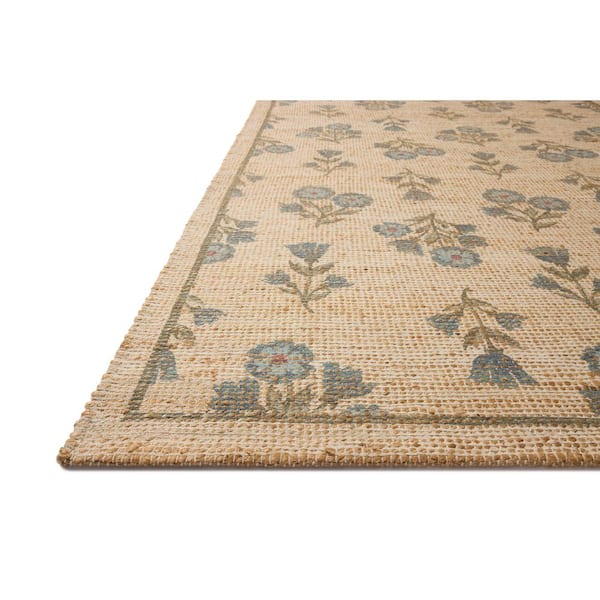 Chris Love Julia Rue Moss / Blue 5 ft. x 7 ft. 6 in. Transitional Area Rug