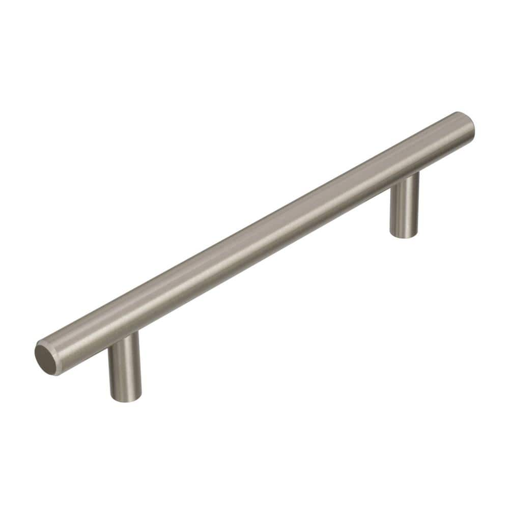 Amerock Bar Pulls 5-1/16 in. (128mm) Modern Sterling Nickel Bar Cabinet ...