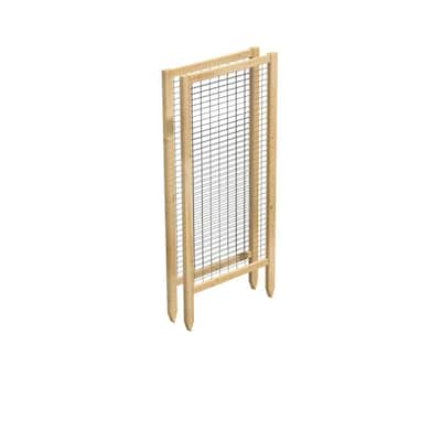 Greenes Fence CritterGuard 2 ft. L, 23.5 in. Cedar Garden Fence (4-Pack ...