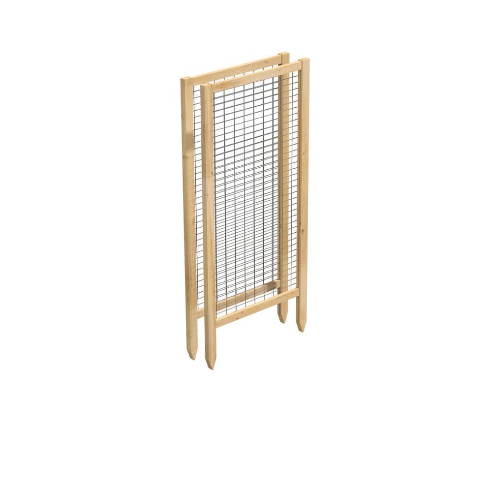 CritterGuard 46.5 in. Cedar Trellis Garden Fence (2-Pack) price history on PriceWatchPro
