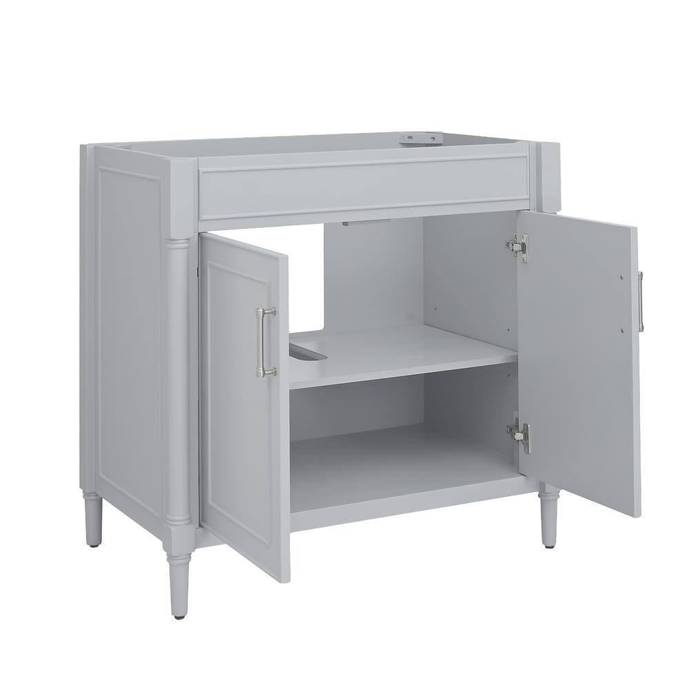 Selene Light Gray 36'' Single Bathroom Vanity Base