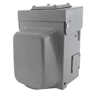30A Locking 4-Prong L14-30 Heavy-Duty Generator Transfer Switch Inlet Box