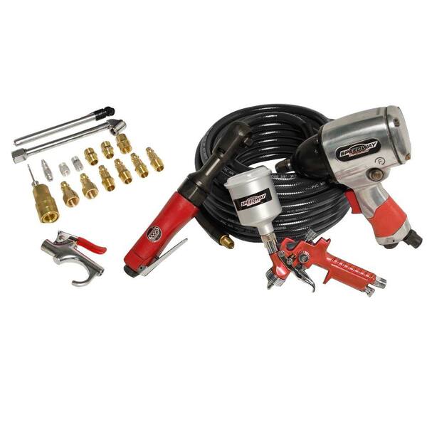 SPEEDWAY Air Tool Kit for Compressors (21-Piece)