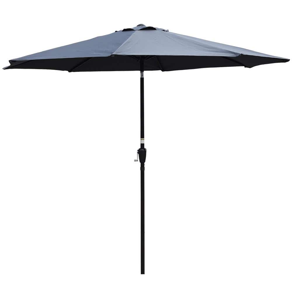 Outdoor 10 ft. Patio Umbrella Table Umbrella Market Umbrella with Aluminum 