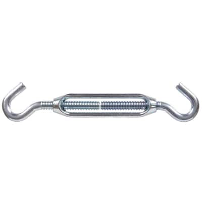 National Hardware 1/4-in x 7-1/2-in Aluminum/Stainless Steel Hook and Eye  Turnbuckle in the Turnbuckles department at