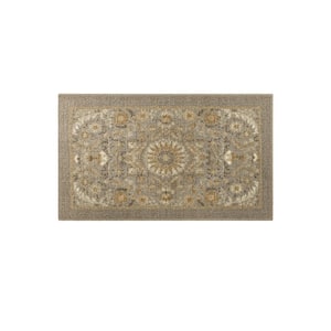 Seville Grey 1 ft. 8 in. x 2 ft. 10 in. Machine Washable Area Rug