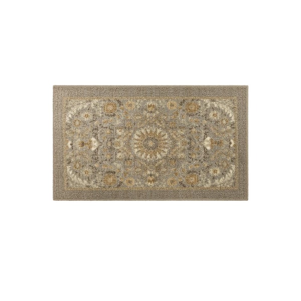 Mohawk Home Seville Grey 1 ft. 8 in. x 2 ft. 10 in. Machine Washable Area Rug