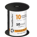 JumpingLight 10 Gauge THHN THWN Wire Black + RED 75 FEET EA THWN-2 600V Copper Stranded Cables Electronic Stranded Wire Cable Electrics DIY