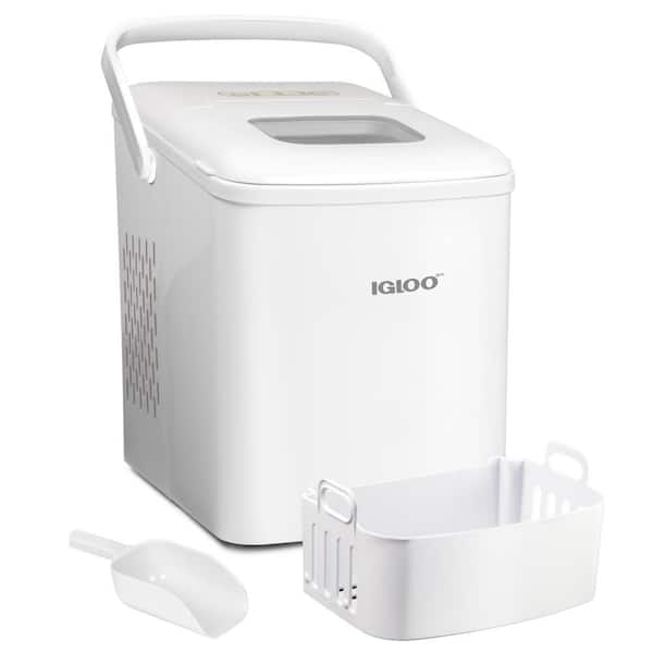 Igloo 33-lb Flip-up Door Portable/Countertop Crushed Ice Maker (Stainless  Steel) at