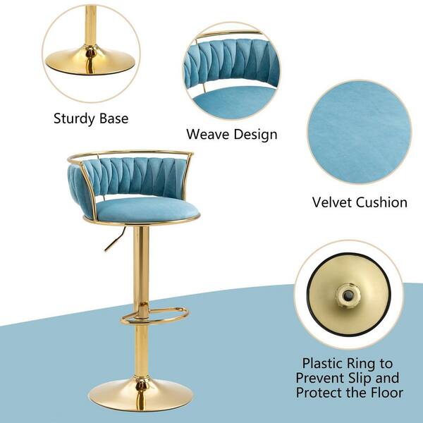 Barstool Blue cushion - Venture Products LLC