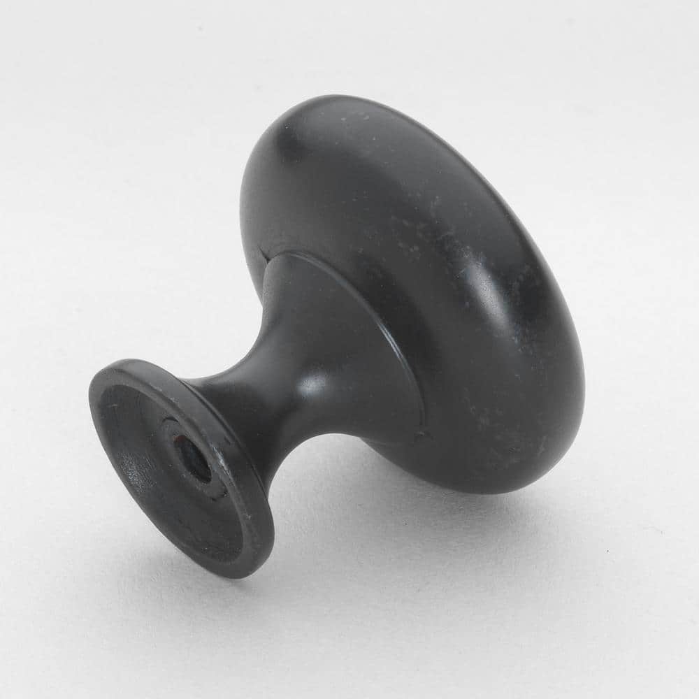 Oil Rubbed Bronze Round Cabinet Knobs with Mounting Hardware