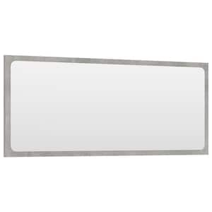 35.4 in. W x 14.6 in. H Rectangular Wood Framed Wall Mount Modern Decor Bathroom Vanity Mirror
