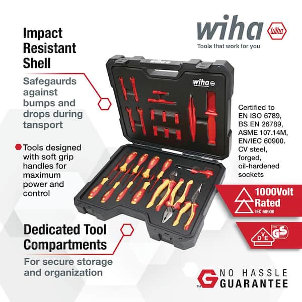 1000-Volt Insulated Hybrid and EV Essentials Tool Kit (26-Piece)