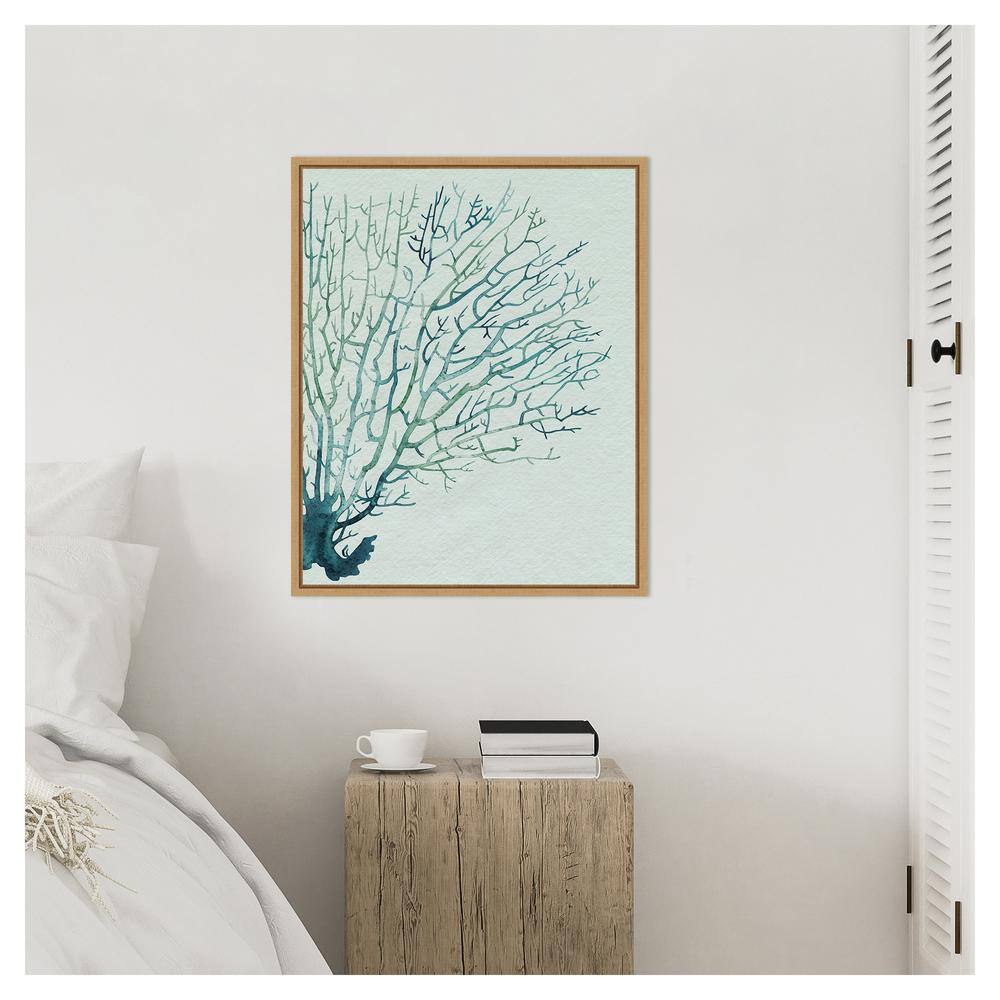 Amanti Art 23"x28" Seaglass Shadow I by Grace Popp Framed Canvas Wall Art Print