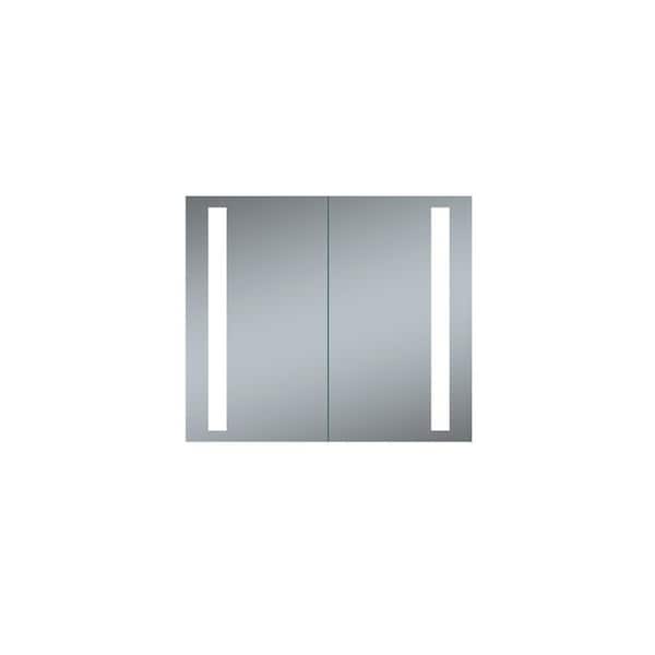 innoci-usa Double Door Melania 30 in. x 26 in. LED Recessed Medicine Cabinet