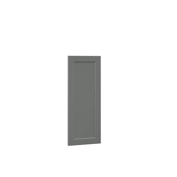 Hampton Bay Designer Series Melvern Storm Gray 0.75 in. x 30 in. x 12 in. Melvern Decorative End Panel