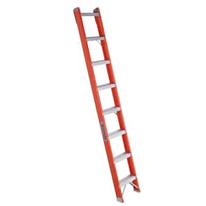 8 ft. Fiberglass Shelf Ladder with 300 lb. Load Capacity Type IA Duty Rating