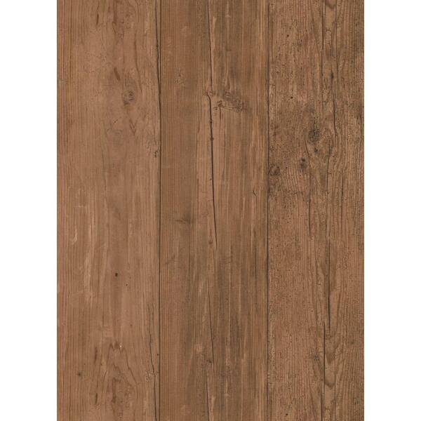 York Wallcoverings Natural Elements Wide Wooden Planks Wallpaper