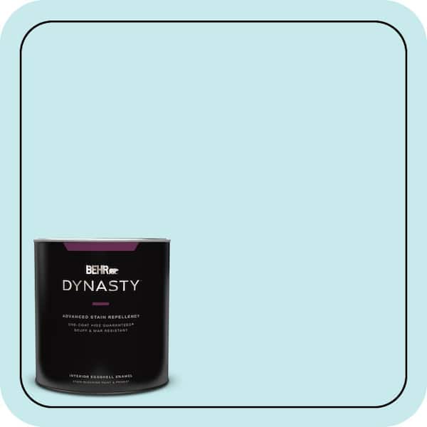 BEHR DYNASTY 1 qt. #P470-1 Silent Breeze Eggshell Enamel Interior Stain-Blocking Paint & Primer