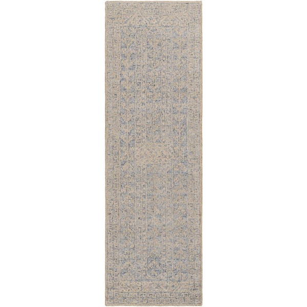 Valera Blue Oriental 3 ft. x 10 ft. Indoor Runner Area Rug