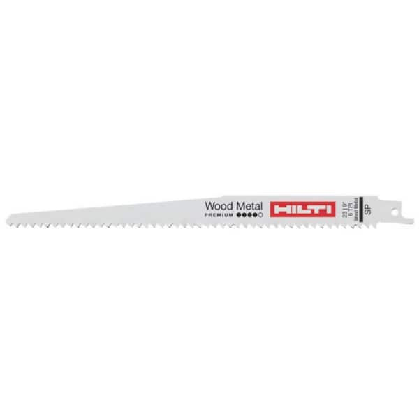 Hilti 9 in. x 18 Teeth per in. BiMetal Metal Cutting Reciprocating Saw Blade (5-Pack)