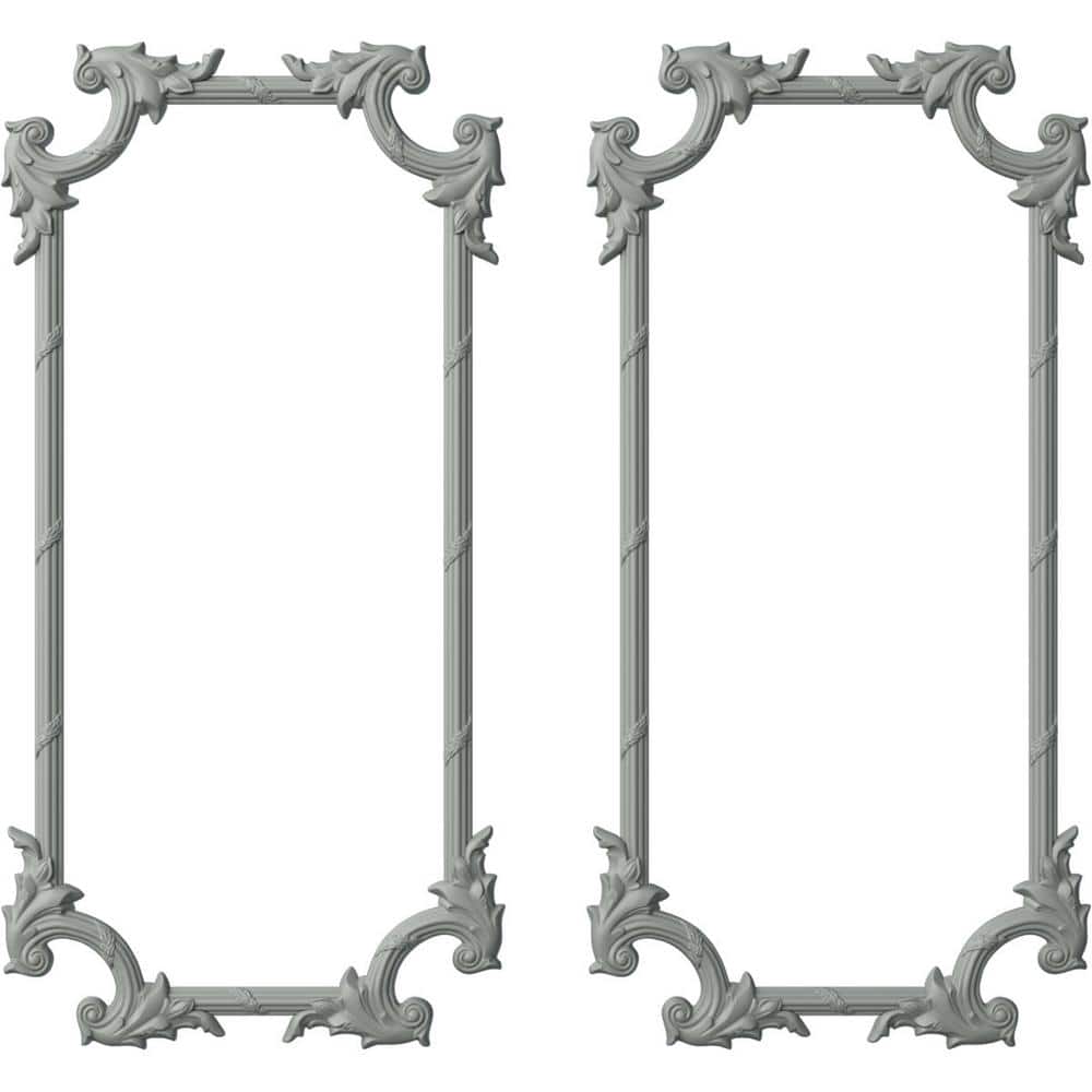 13.35 Sq. Ft. Unfinished Polyurethane Tirana Panel Moulding Kit (Double Panel) price history on PriceWatchPro