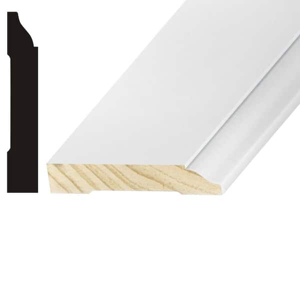 Kelleher LWM623 9/16 in. x 4-1/4 in. Primed Pine Base Moulding