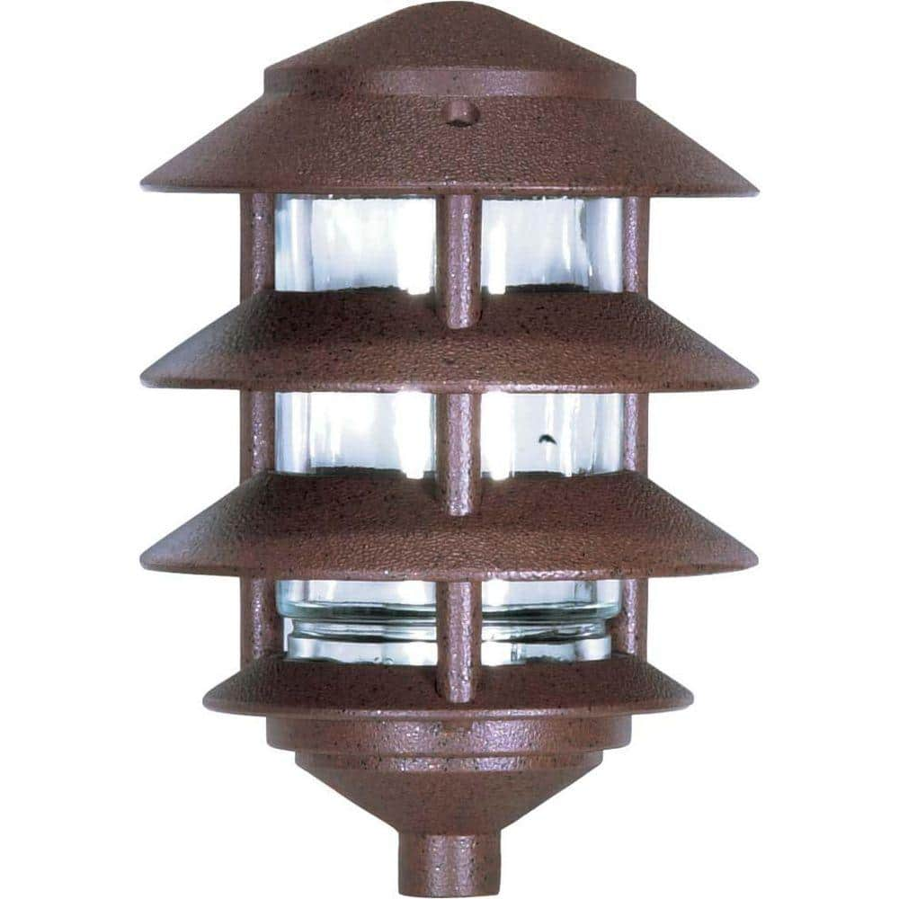 Nuvo Pagoda Small 3 Louver Garden Light