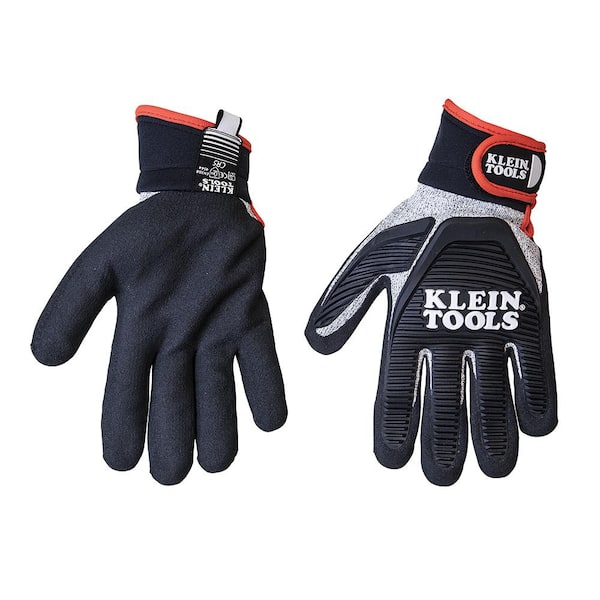 Klein Tools Journeyman Medium Black Cut Resistant Gloves