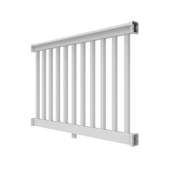 Finyl Line 5 ft. x 42 in. H T-Top Level Rail Kit in White