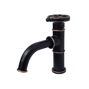 Belknap Single-Handle Single Hole Bathroom Faucet with Push Pop-Up in Naples Bronze