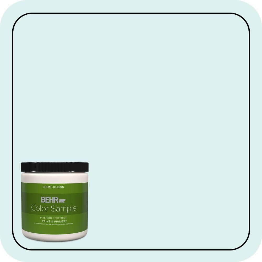 8 oz. #500C-2 Aqua Pura Semi-Gloss Interior/Exterior Paint & Primer Color Sample price history on PriceWatchPro