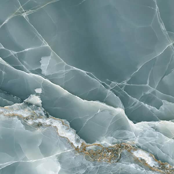 Splendor 6 in. x 6 in. Lappato Green Porcelain Large Format Wall and Floor Tile (0.14 sq. ft./Case) Sample
