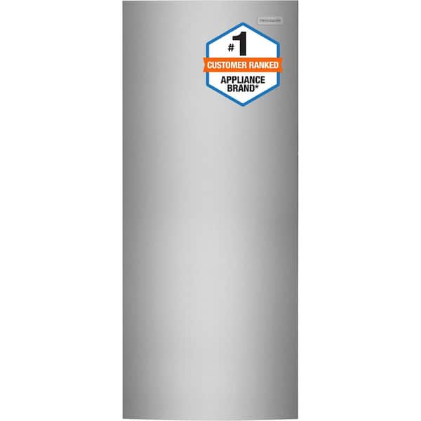 Frigidaire 16 cu. ft. Auto Defrost Garage Ready Upright Freezer in Fingerprint-Resistant Stainless Look