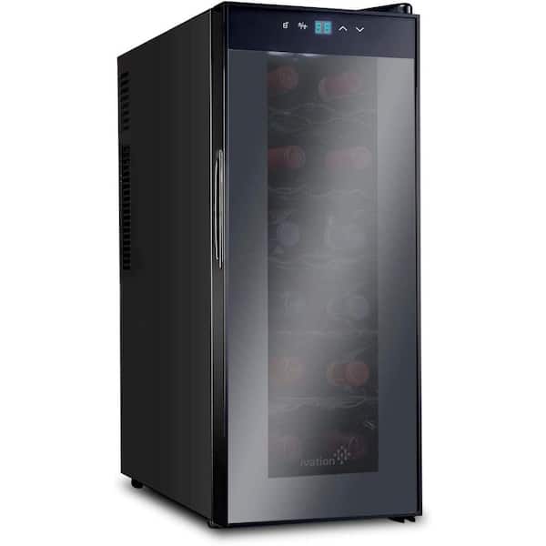 Ivation Thermoelectric 12-Bottle Free Standing Wine Cooler