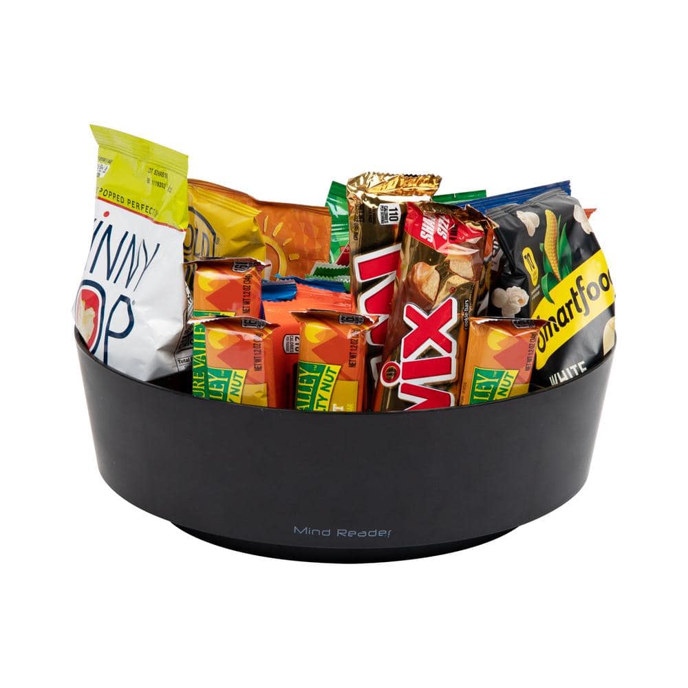 4 Compartment Condiment Carousel, Breakroom, Countertop Organizer, Lazy Susan, Black price history on PriceWatchPro