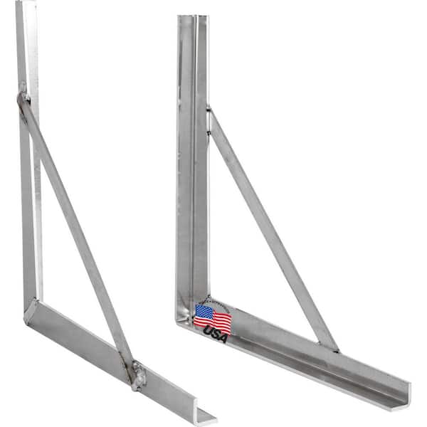 24 in. Aluminum Tool Box Mounting Bracket Kit