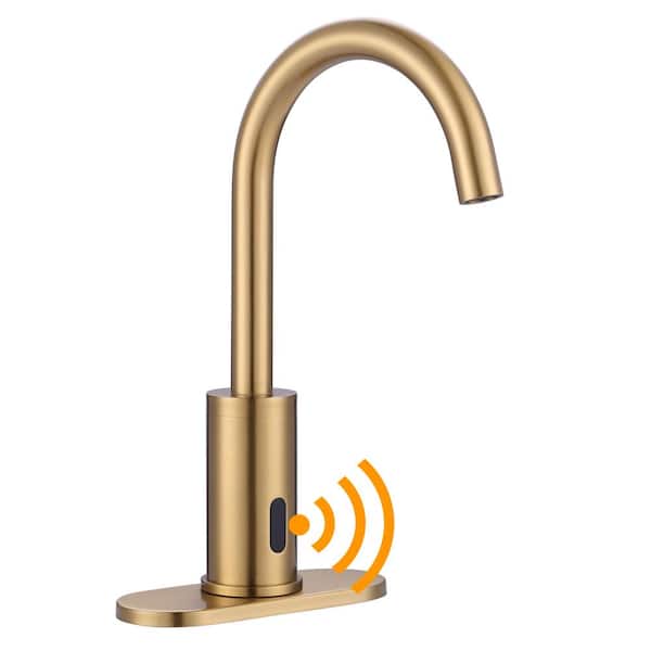 ARCORA Powered Touchless Single Hole Bathroom Faucet in Chrome