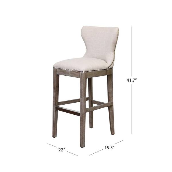 linen bar stools with backs