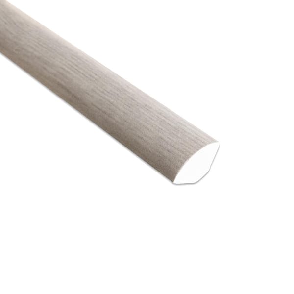 Unbranded Bedford Mountain Hybrid Resilient 0.77 in. T x 0.77 in. W x 94 in. L Waterproof Quarter Round Molding