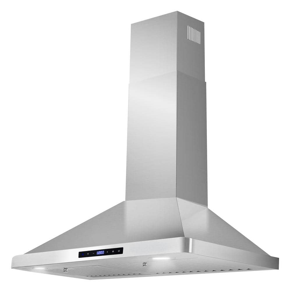 30-Inch Stainless Steel Wall-Mount Convertible Range Hood