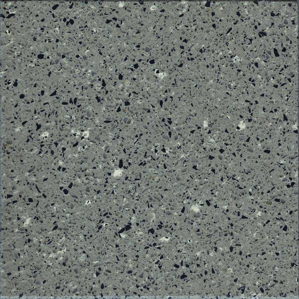 LG Hausys Viatera 2 in. Quartz Countertop Sample in Daylight Reflection