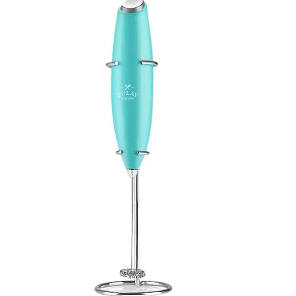 Zulay Kitchen Powerful Milk Frother Handheld Foam Maker for Lattes - Caribbean Aqua